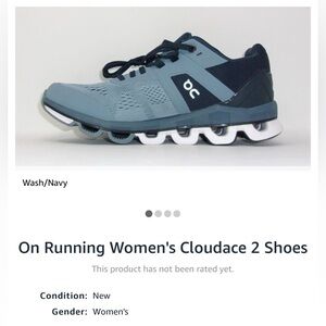 On Running Women’s Clouace Sneakers Wash Navy